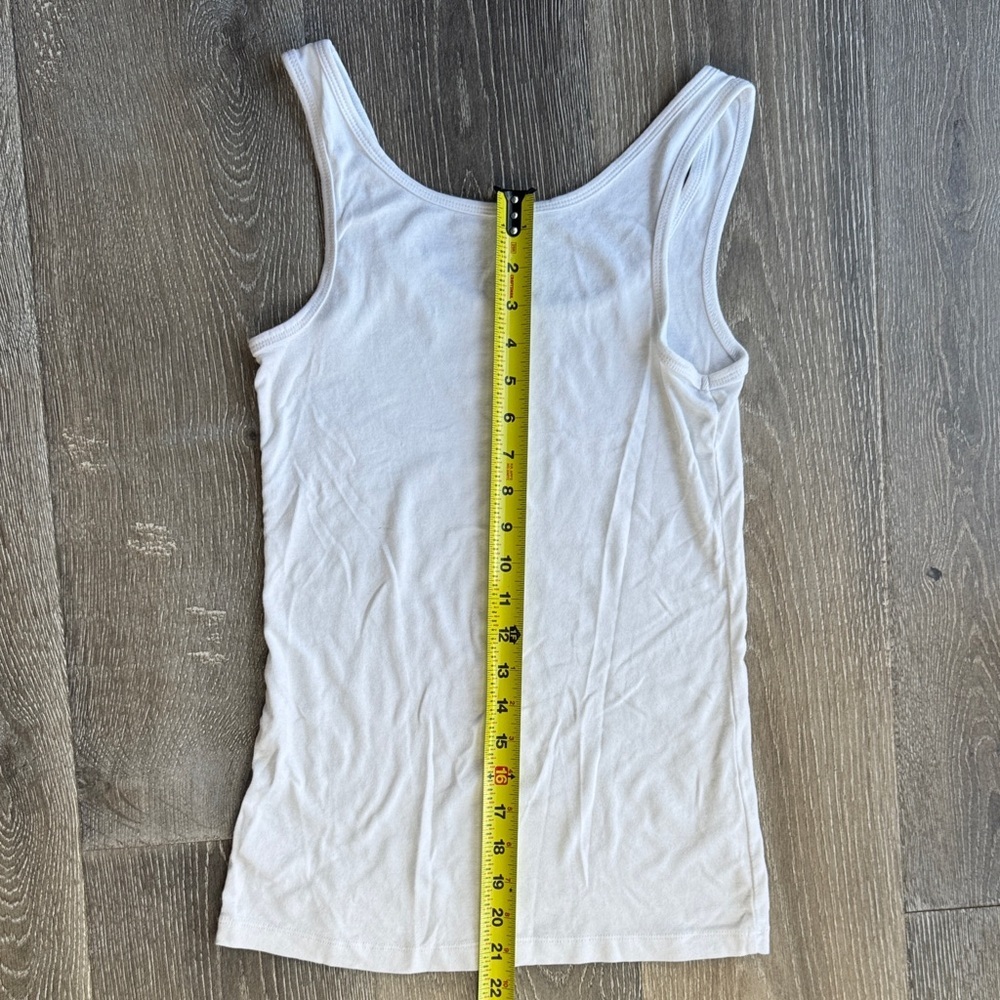 Cynthia Rowley Pure White Tank Top AO0359 - Picture 3 of 3